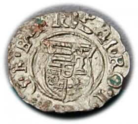 Obrazek 2 dla: Denar 1588 Rudolf II Habsburg Węgry