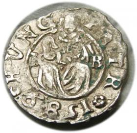 Obrazek dla: Denar 1589 Rudolf II Habsburg Węgry