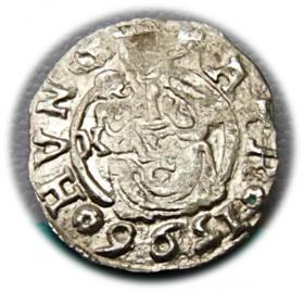 Obrazek dla: Denar 1596 Rudolf II Habsburg Węgry