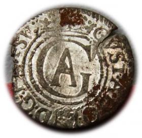 Obrazek dla: Szeląg 1626 Gustaw Adolf Ryga