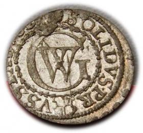 Obrazek dla: Szeląg 1627 Jerzy Wilhelm Księstwo Pruskie Królewiec