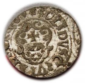 Obrazek 2 dla: Szeląg 1631 Gustaw Adolf Elbląg