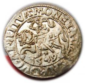 Obrazek dla: Półgrosz 1549 Zygmunt II August Wilno