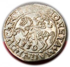 Obrazek dla: Półgrosz 1550 Zygmunt II August Wilno