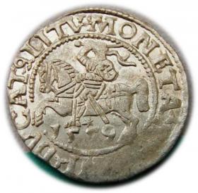 Obrazek dla: Półgrosz 1559 Zygmunt II August Wilno