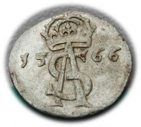 Obrazek 2 dla: Dwudenar 1566 Zygmunt II August Wilno
