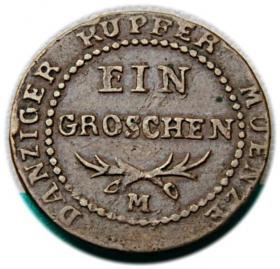 Obrazek dla: Grosz 1809 Wolne Miasto Gdańsk