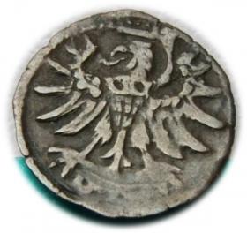 Obrazek 2 dla: Denar 1556 Zygmunt II August Elbląg