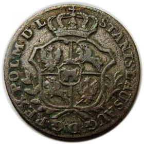 Obrazek 2 dla: 2 grosze 1767 Stanisław August Poniatowski Warszawa