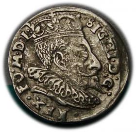 Obrazek dla: Trojak 1596 Zygmunt III Waza Wilno