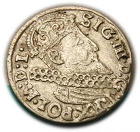 Obrazek dla: Trojak 1623 Zygmunt III Waza Kraków