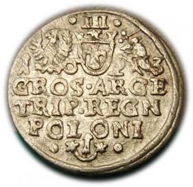 Obrazek 2 dla: Trojak 1623 Zygmunt III Waza Kraków