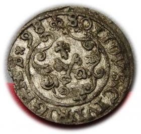 Obrazek 2 dla: Szeląg 1598 Zygmunt III Waza Ryga