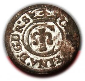 Obrazek dla: Szeląg 1643 Krystyna Waza Ryga