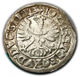 Obrazek 2 dla: 3 krajcary 1618 Jan Krystian Jerzy Rudolf Księstwo BrzeskoLegnickoWołowskie Złoty Stok