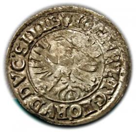 Obrazek 2 dla: 3 krajcary 1618 Jan Krystian Jerzy Rudolf Księstwo BrzeskoLegnickoWołowskie Złoty Stok
