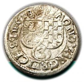 Obrazek dla: 3 krajcary 1618 Jan Krystian Jerzy Rudolf Księstwo BrzeskoLegnickoWołowskie Złoty Stok