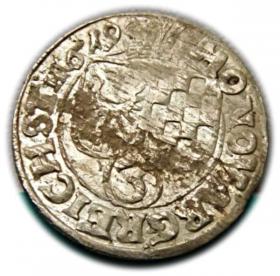 Obrazek dla: 3 krajcary 1619 Jan Krystian Jerzy Rudolf Księstwo BrzeskoLegnickoWołowskie Złoty Stok
