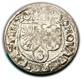 Obrazek dla: 3 krajcary 1620 Jan Krystian Jerzy Rudolf Księstwo BrzeskoLegnickoWołowskie Złoty Stok
