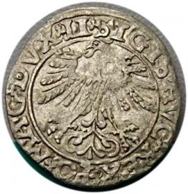 Obrazek 2 dla: Półgrosz 1561 Zygmunt II August Wilno
