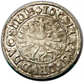 Obrazek 2 dla: 3 krajcary 1619 Jan Krystan, Jerzy Rudolf, Złoty Stok