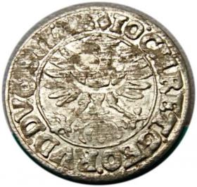 Obrazek 2 dla: 3 krajcary 1619 Jan Krystian Jerzy Rudolf Księstwo BrzeskoLegnickoWołowskie Złoty Stok