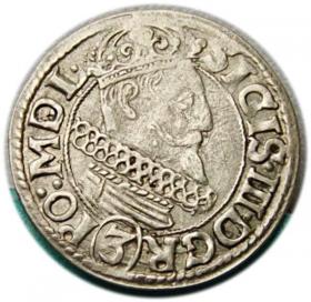 Obrazek dla: 3 krajcary 1616 Zygmunt III Waza Kraków