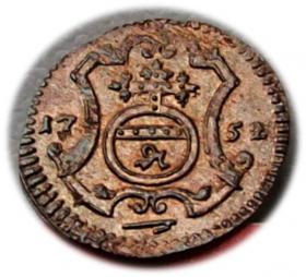 Obrazek dla: Halerz 1752 August III Drezno
