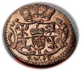 Obrazek 2 dla: Halerz 1752 August III Drezno