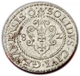 Obrazek dla: Szeląg 1582 Stefan Batory Gdańsk