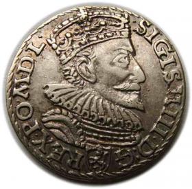 Obrazek dla: Trojak 1593 Zygmunt III Waza Malbork