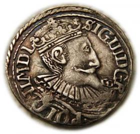 Obrazek dla: Trojak 1597 Zygmunt III Waza Olkusz