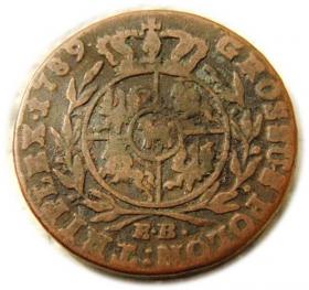 Obrazek 2 dla: Trojak 1789 Stanisław August Poniatowski Warszawa