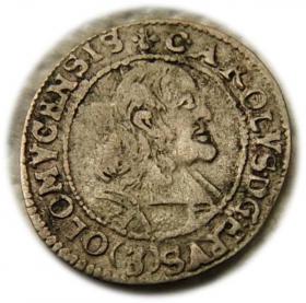 Obrazek dla: 3 krajcary 1668 Karol II Lichtenstein Ołomuniec 