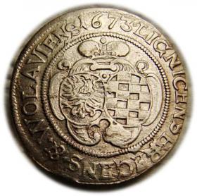 Obrazek dla: 6 krajcarów 1673 Ludwika Anhalcka Księstwo BrzeskoLegnickoWołowskie Brzeg