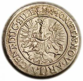 Obrazek 2 dla: 6 krajcarów 1673 Ludwika Anhalcka Księstwo BrzeskoLegnickoWołowskie Brzeg