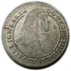 Obrazek dla: 15 krajcarów 1663 Jerzy III Brzeski Księstwo Brzesko  Legnicko  Wołowskie Brzeg