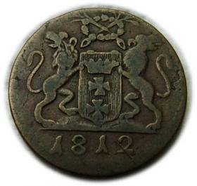 Obrazek 2 dla: Grosz 1812 Wolne Miasto Gdańsk