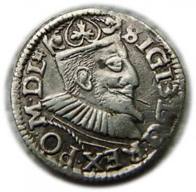 Obrazek dla: Trojak 1595 Zygmunt III Waza Wschowa