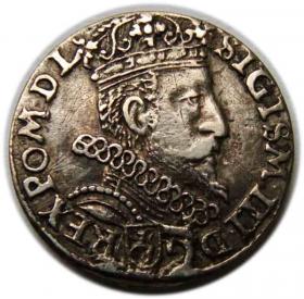 Obrazek dla: Trojak 1601 Zygmunt III Waza Kraków