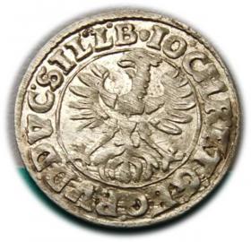 Obrazek 2 dla: 3 krajcary 1619 Jan Krystan, Jerzy Rudolf, Księstwo BrzeskoLegnickoWołowskie Złoty Stok