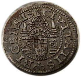 Obrazek dla: Szeląg 1579 Wolne Miasto Ryga
