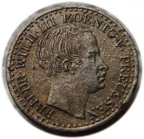 Obrazek 2 dla: 1 srebrny grosz 1834 Fryderyk Wilhelm III Berlin