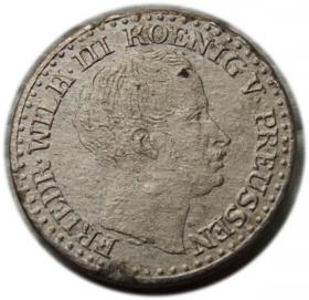 Obrazek 2 dla: 1 srebrny grosz 1824 Fryderyk Wilhelm III Berlin