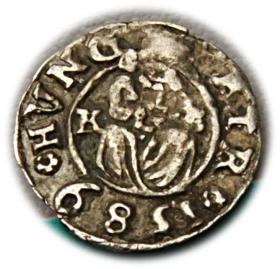 Obrazek dla: Denar 1589 Rudolf II Habsburg Węgry