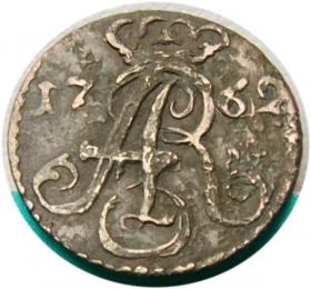 Obrazek 2 dla: Szeląg 1762 Stanisław August Poniatowski Toruń