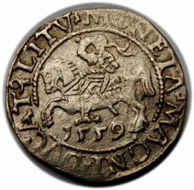 Obrazek dla: Półgrosz 1559 Zygmunt II August Wilno