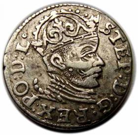 Obrazek dla: Trojak 1584 Stefan Batory Ryga