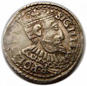 Obrazek dla: Trojak 1599 Zygmunt III Waza Olkusz