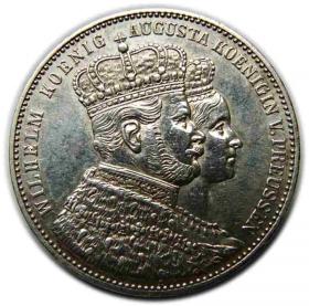 Obrazek dla: Talar 1861 Wilhelm I Hohenzollern Prusy Berlin